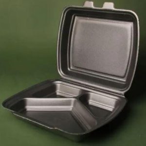 Ланч-бокс 3 секції 390*242*74 чорний