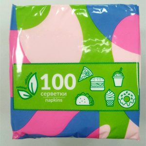Серветка паперова Ruta 20.5*20.5 білий 100шт/уп