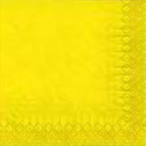 серветка жовта 33*33 — Серветка однотонна жовта 33*33 50 шт./пач.