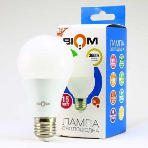 Світлодіодна лампочка Biom LED E27 15 W 3000 K