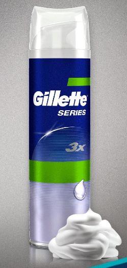 Піна для гоління Gillette Series 250мл в асортименті