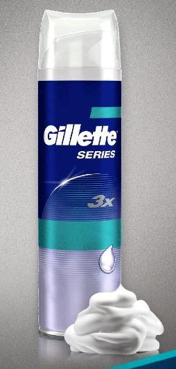 Піна для гоління Gillette Series 250мл в асортименті
