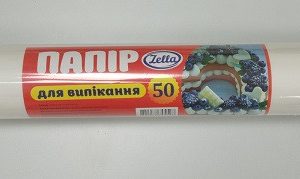 Пергамент для випікання 50м 42см білий без втулки