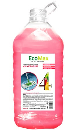 засіб миючий ecomax фруктовий 5л — Засіб миючий для підлоги Ecomax Фруктовий 5л пет