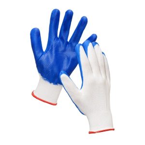 Рукавички робочі стрейч синій 12пар/пач