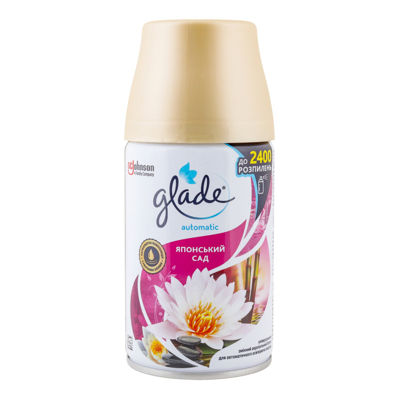 змінний балон glade automatic 269 мл — Змінний балон до автоматичного освіжувача повітря Glade Automatic 269 мл