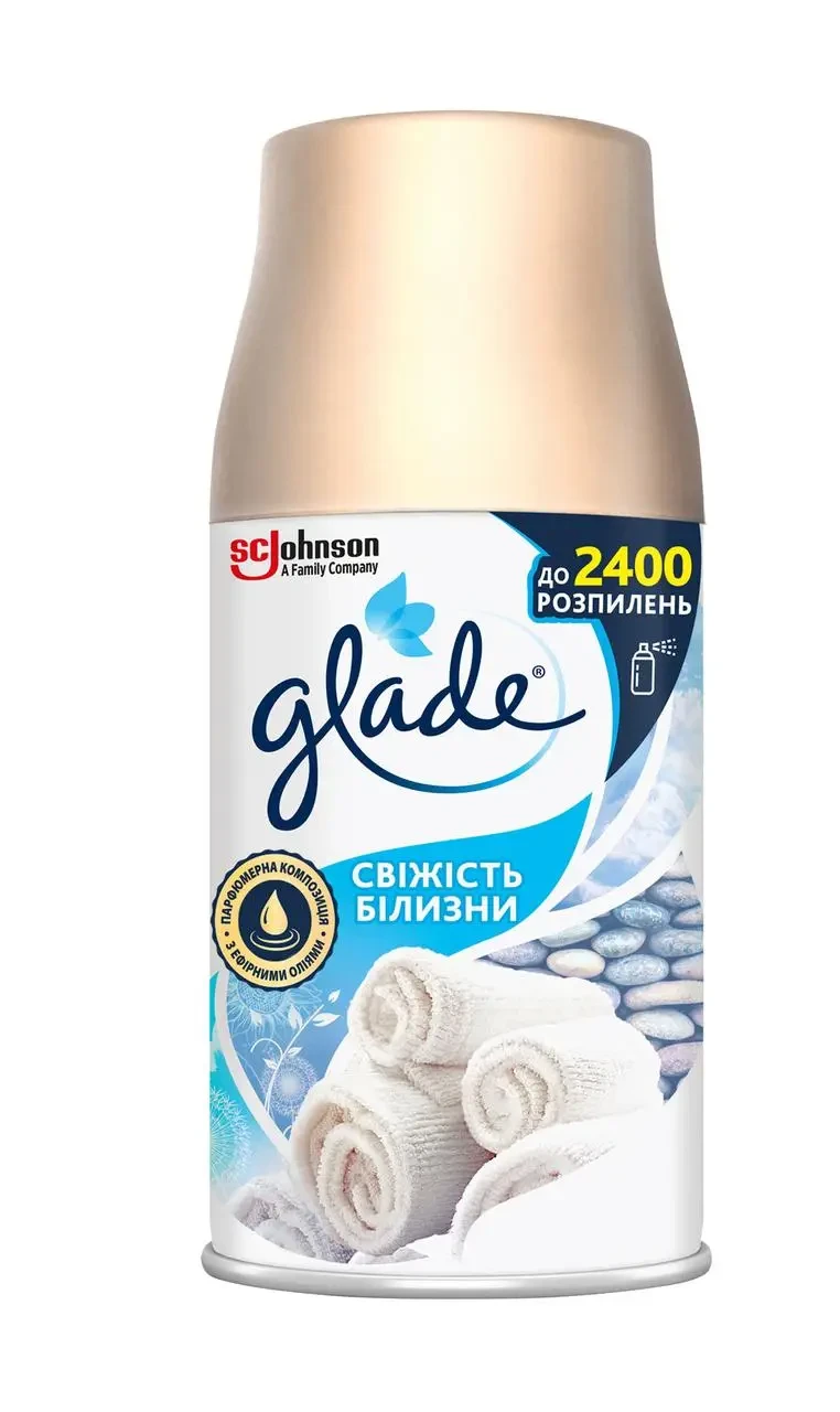 змінний балон glade automatic 269 мл — Змінний балон до автоматичного освіжувача повітря Glade Automatic 269 мл
