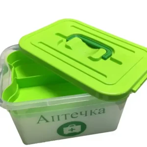Контейнер аптечка з органайзером 6,3л прозорий