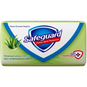 Антибактеріальне мило Safeguard Ніжний догляд Алое, 90 г
