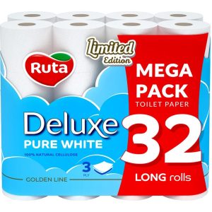 Папір туалетний ruta pure white deluxe 32