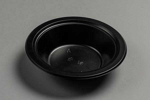 тарілка 350 мл premium чорна — Тарілка одноразова 350 мл Premium чорна
