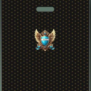 Пакет банан комсерв 40*45 Блакитний герб