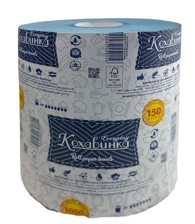 Рушник паперовий Кохавинка 150 м (1070 відривів)
