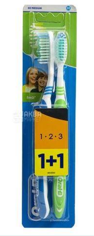 Набір зубних щіток Oral-B Натуральна Свіжість 2шт/уп