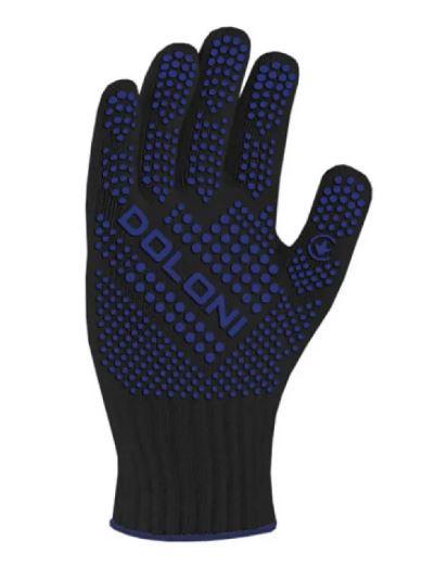 Рукавички Doloni multi чорні 10пар/уп (4418)