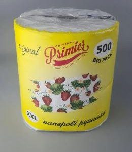 Рушник паперовий Premier XXL 1 рул/уп (500 відривів)