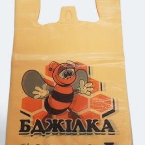 Пакет майка 28*50 Бджілка 100 шт./пач.