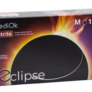 Рукавички нітрилові Mediok Eclipse M 50пар/кор(чорні)