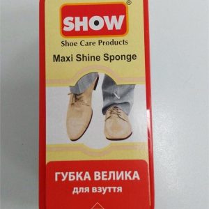 Губка-блиск для взуття Show велика безбарвна