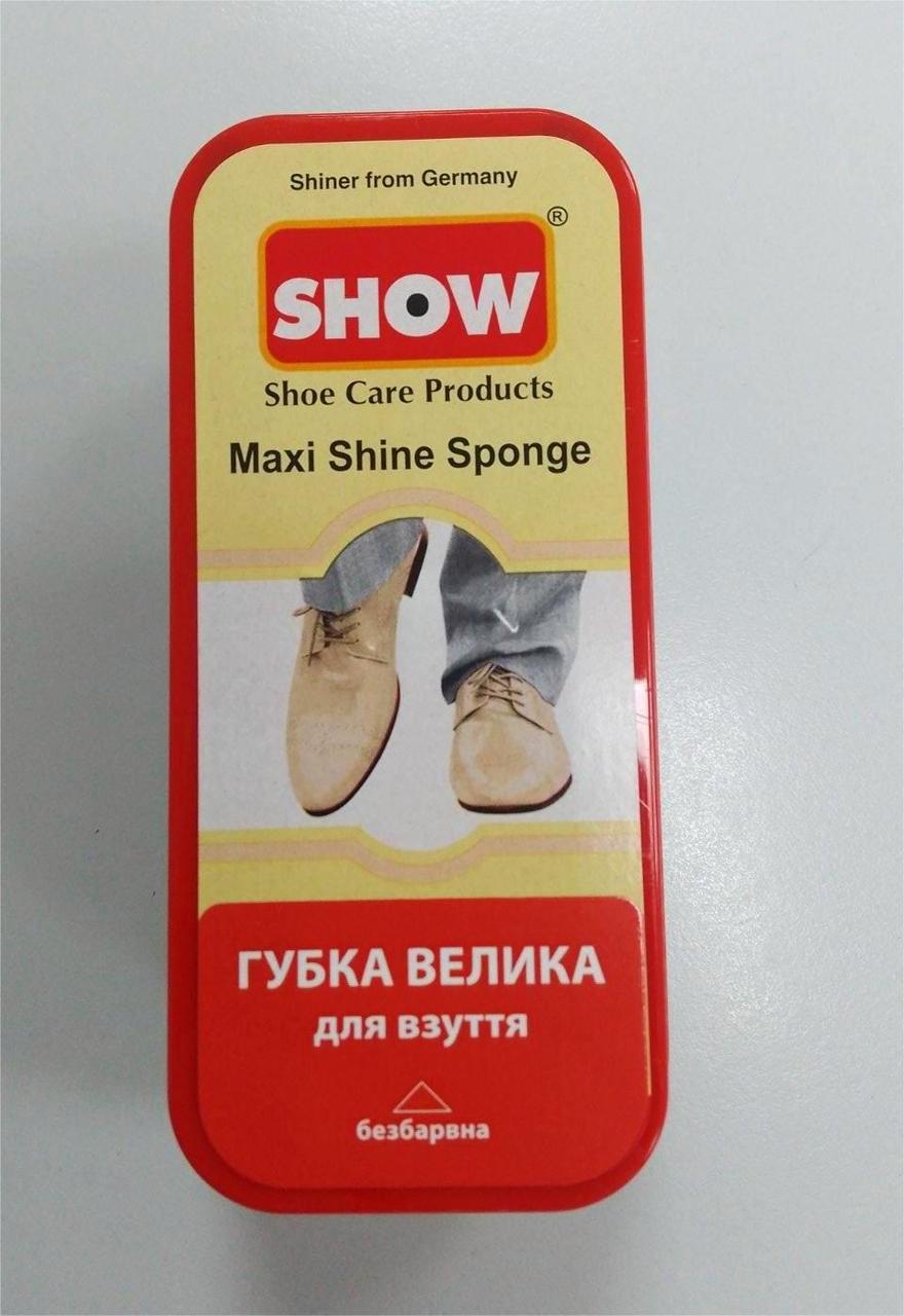Губка-блиск для взуття Show велика безбарвна