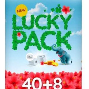 Туалетний папір Ruta Lucky pack  2шарова 48шт/уп білий