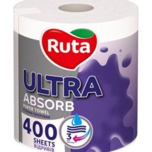 Паперовий рушник Ruta Ultra 3 шар. (400відривів)