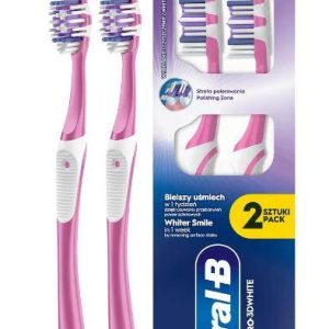 зубна щітка oral-b 3d white — Зубна щітка Oral-B Black 3D white Cвіжість 3шт./уп в асортименті