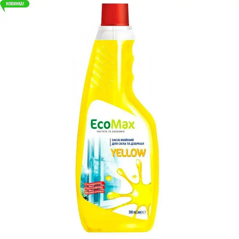 Засіб для скла EcoMax 500мл запаска