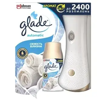 освіжувач повітря glade 269 мл — Автоматичний освіжувач повітря Glade + змінний балон 269 мл в асортиментіі
